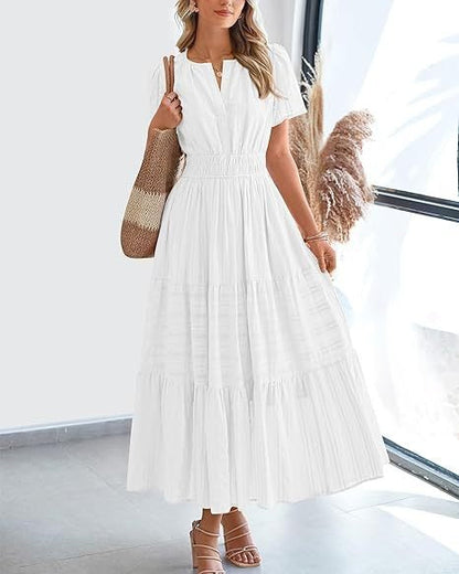 CurveFlow Maxi Dress