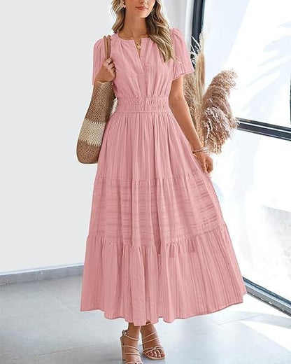 CurveFlow Maxi Dress