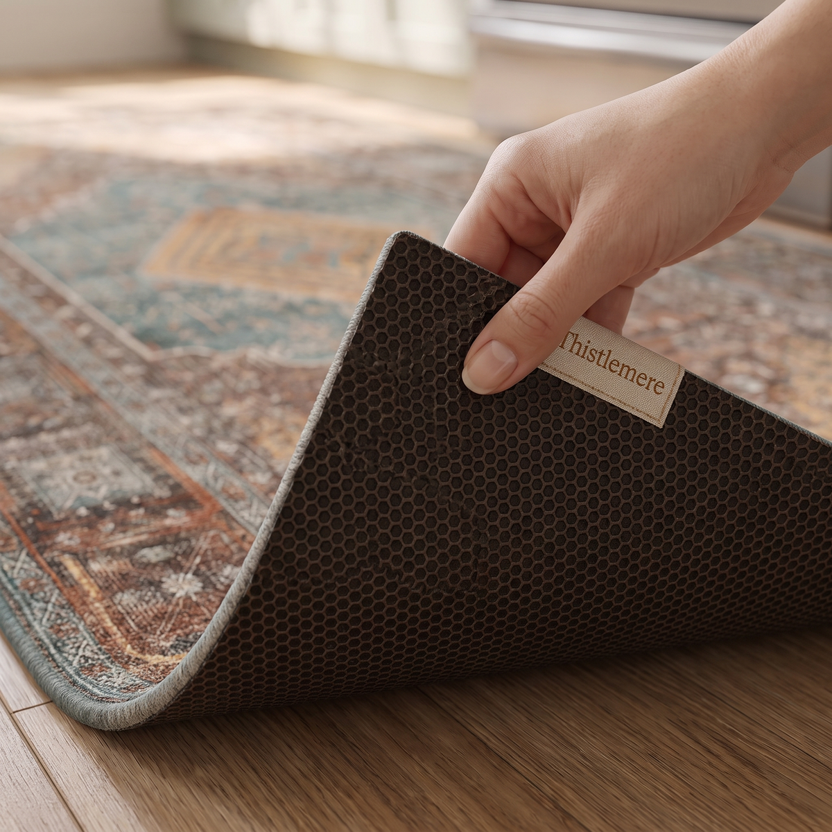 Thistlemere Cushioned Kitchen Rug Set