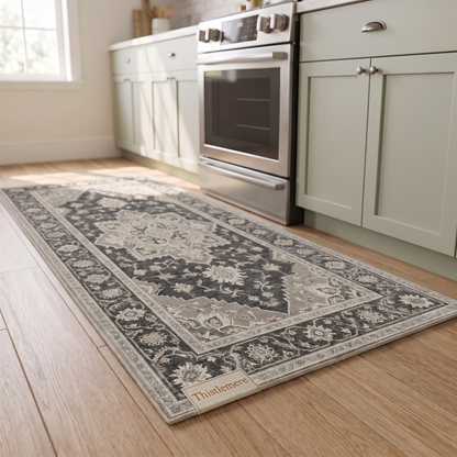 Thistlemere Cushioned Kitchen Rug Set