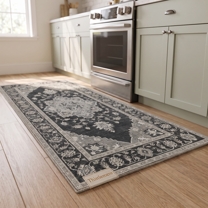 Thistlemere Cushioned Kitchen Rug Set