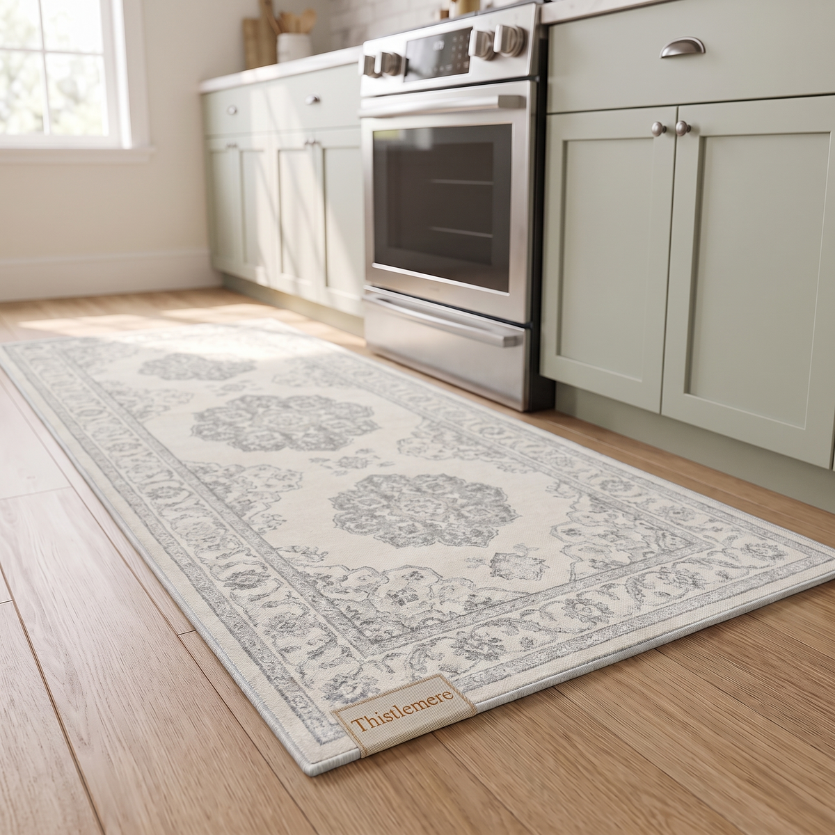 Thistlemere Cushioned Kitchen Rug Set